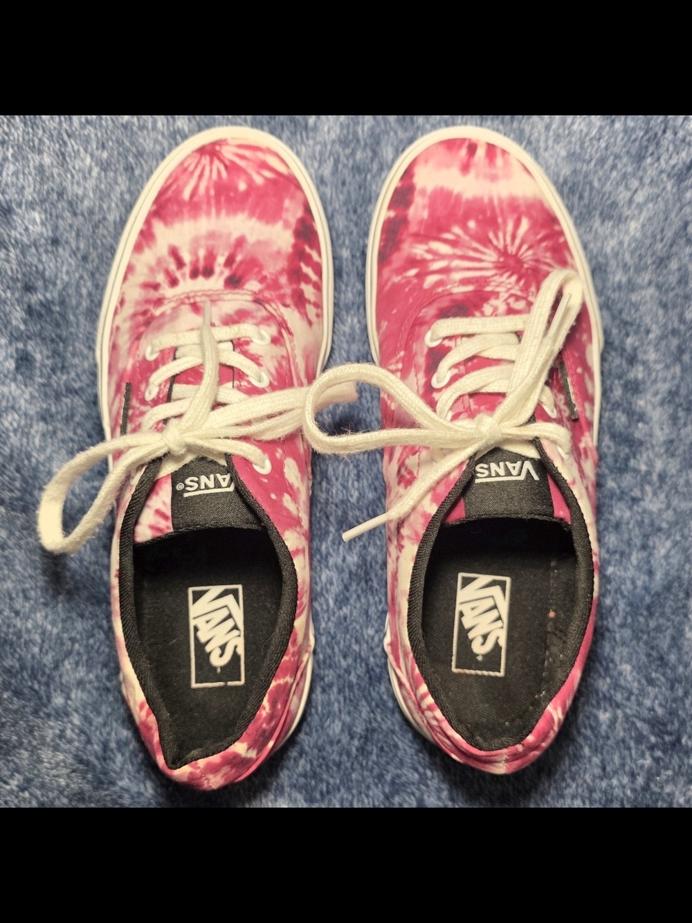 Vans Women's Doheny Pink Tie-Dye Low-Top Sneakers - Picture 5 of 7